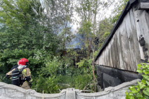 18.06.2023. Kielce. Pożar przy ul. Skrzetlewskiej