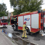 18.06.2023. Kielce. Pożar przy ul. Skrzetlewskiej