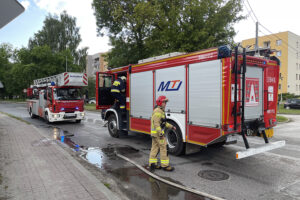 18.06.2023. Kielce. Pożar przy ul. Skrzetlewskiej