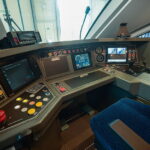 Zmodernizowany elektryczny zespół trakcyjny ED-74 zaprezentowany podczas konferencji prasowej na terenie zakładu PESA w Mińsku Mazowieckim / Fot. PAP - Marcin Obara