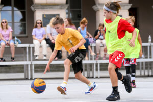 29.07.2023. Kielce. „Kielce Streetball Challenge” - turniej w koszykówce 3×3 / Fot. Michał Stańczyk