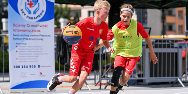 29.07.2023. Kielce. „Kielce Streetball Challenge” - turniej w koszykówce 3×3 / Fot. Michał Stańczyk