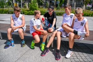 29.07.2023. Kielce. „Kielce Streetball Challenge” - turniej w koszykówce 3×3 / Fot. Michał Stańczyk