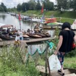 29.07.2023. Sandomierz. Wodniacy płyną łodziami do Warszawy, aby oddać cześć powstańcom / Fot. Grażyna Szlęzak - Radio Kielce