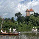 29.07.2023. Sandomierz. Wodniacy płyną łodziami do Warszawy, aby oddać cześć powstańcom / Fot. Grażyna Szlęzak - Radio Kielce