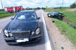 30.07.2023. Goźlice. Wypadek / Fot. policja