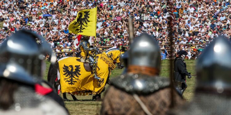 Na Polach Grunwaldu odbyła się 25. inscenizacja bitwy