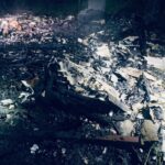 07.07.2023. Kielce. Pożar altany działkowej / źródło: KM PSP Kielce