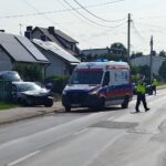 04.07.2023. Kielce. Ulica Piekoszowska. Wypadek / Fot. Marcin Marszałek - Radio Kielce