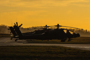 Na zdjęciu AH 64 Apache. / Fot. Wiktor Taszłow - Radio Kielce