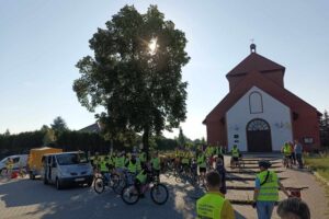 07.07.2023. Modliszewice. Pielgrzymka rowerowa na Jasną Górę / Fot. Magdalena Galas-Klusek - Radio Kielce