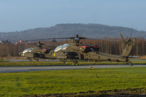 Na zdjęciu AH 64 Apache. / Fot. Wiktor Taszłow - Radio Kielce