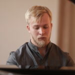 22.07.2023. Kielce. Koncert z cyklu „Chopinowskie inspiracje”. Na zdjęciu Paulius Andersson - litewski pianista. / Fot. Wiktor Taszłow - Radio Kielce