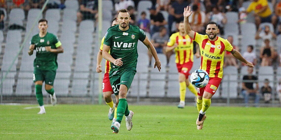 24.07.2023. Kielce. Mecz Korona Kielce - Śląsk Wrocław. / Fot. Wiktor Taszłow - Radio Kielce