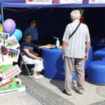 29.07.2023. Kielce. Piknik Zdrowia. Bezpłatne badania profilaktyczne / Fot. Wiktor Taszłow - Radio Kielce