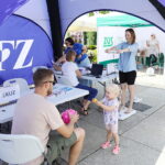 29.07.2023. Kielce. Piknik Zdrowia. Bezpłatne badania profilaktyczne / Fot. Wiktor Taszłow - Radio Kielce
