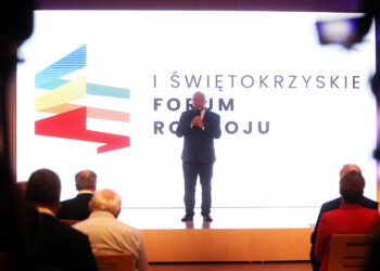 17.07.2023 Kielce. Pierwsze Świętokrzyskie Forum Rozwoju. Na zdjęciu: Krzysztof Lipiec - poseł PiS / Fot. Wiktor Taszłow - Radio Kielce