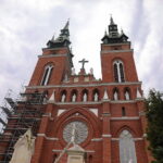 17.07.2023. Kielce. Remont kościoła pod wezwaniem Krzyża Świętego. / Fot. Wiktor Taszłow - Radio Kielce.