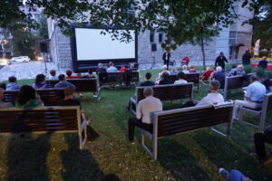 21.07.2023. Radio Kielce. Film „Obywatel Kane” w reżyserii Orsona Wellesa w ramach „Filmowych Piątków”. / Fot. Dionizy Krawczyński - Radio Kielce