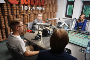 25.07.2023. Radio Kielce. Polityczne Studio Młodych. / Fot. Dionizy Krawczyński - Radio Kielce
