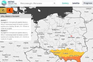 Źródło IMGW-PIB 12.07.2023.