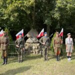 Uroczystości patriotyczne w Białym Ługu ku czci polskich żołnierzy czasów II wojny światowej