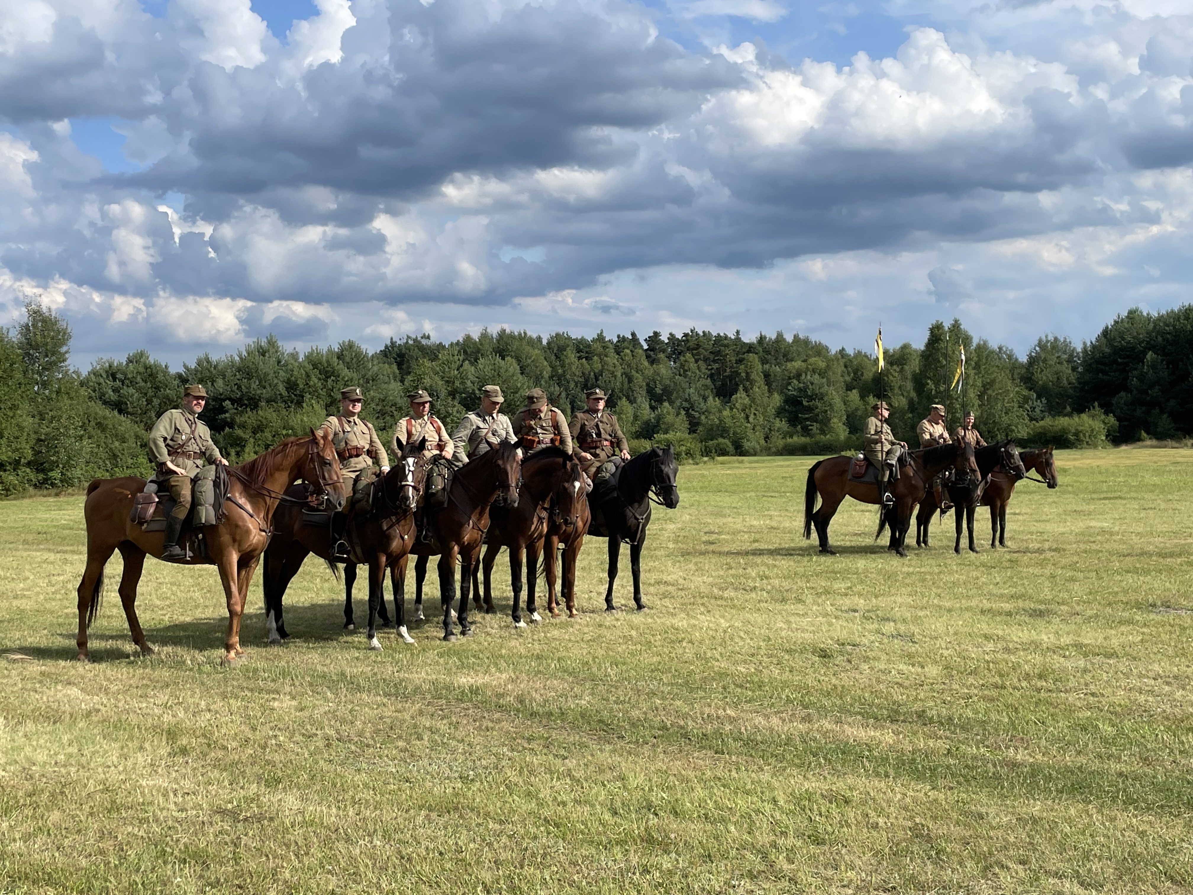 Uroczystości patriotyczne w Białym Ługu ku czci polskich żołnierzy czasów II wojny światowej