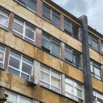 25.07.2023. Kielce. Biurowiec przy ul. Sienkiewicza 76 / Fot. Wiktor Taszłow – Radio Kielce