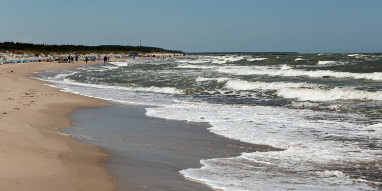 Morze Bałtyckie, plaża, morze, Bałtyk, Ustka / Fot. Robert Felczak – Radio Kielce