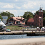 Morze Bałtyckie, plaża, morze, Bałtyk, Ustka, latarnia morska / Fot. Robert Felczak – Radio Kielce