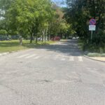 03.07.2023. Sandomierz. Drogi przy szpitalu / Fot. Grażyna Szlęzak - Radio Kielce