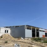 05.07.2023. Włostów. Budowa Świętokrzyskiego Centrum Przedsiębiorczości Rolniczej / Fot. Grażyna Szlęzak - Radio Kielce