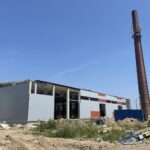 05.07.2023. Włostów. Budowa Świętokrzyskiego Centrum Przedsiębiorczości Rolniczej / Fot. Grażyna Szlęzak - Radio Kielce