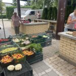 Ceny warzyw i owoców na zielonym rynku w Sandomierzu (20.07.2023) - Radio Kielce 20.07.2023. Sandomierz. Plac 3 maja / Fot. Grażyna Szlęzak – Radio Kielce
