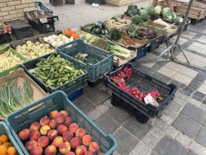 20.07.2023. Sandomierz. Plac 3 maja / Fot. Grażyna Szlęzak – Radio Kielce