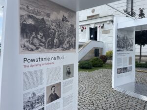 22.07.2023. Sandomierz. Wystawa „Powstali 1863-64”. / Fot. Grażyna Szlęzak - Radio Kielce