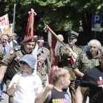 09.07.2023. Kielce. Marsz milczenia w rocznice Rzezi Wołyńskiej. / Fot. Jarosław Kubalski - Radio Kielce.