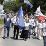 09.07.2023. Kielce. Marsz milczenia w rocznice Rzezi Wołyńskiej. / Fot. Jarosław Kubalski - Radio Kielce.
