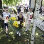 09.07.2023. Kielce. Marsz milczenia w rocznice Rzezi Wołyńskiej. / Fot. Jarosław Kubalski - Radio Kielce.
