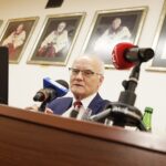 12.07.2023. Kielce. UJK. Konferencja. Na zdjęciu: profesor Stanisław Głuszek, rektor UJK / Fot. Jarosław Kubalski - Radio Kielce