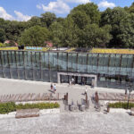16.07.2023. Busko-Zdrój. Dom zdrojowy, tężnia solankowa / Fot. Robert Felczak – Radio Kielce