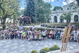 05.07.2023. Busko-Zdrój. Muszla koncertowa w Parku Zdrojowym. Koncert Kwintetu Jerzego Cygana „Od Jana Sebastiana Bacha do Henryka Kuźniaka” / Fot. Dorota Klusek - Radio Kielce