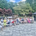 05.07.2023. Busko-Zdrój. Muszla koncertowa w Parku Zdrojowym. Koncert Kwintetu Jerzego Cygana „Od Jana Sebastiana Bacha do Henryka Kuźniaka” / Fot. Dorota Klusek - Radio Kielce