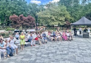 05.07.2023. Busko-Zdrój. Muszla koncertowa w Parku Zdrojowym. Koncert Kwintetu Jerzego Cygana „Od Jana Sebastiana Bacha do Henryka Kuźniaka” / Fot. Dorota Klusek - Radio Kielce