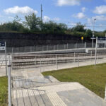 27.07.2023. Rykoszyn. Przystanek kolejowy po gruntownej modernizacji / Fot. Dionizy Krawczyński – Radio Kielce