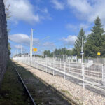 27.07.2023. Rykoszyn. Przystanek kolejowy po gruntownej modernizacji / Fot. Dionizy Krawczyński – Radio Kielce