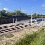 27.07.2023. Rykoszyn. Przystanek kolejowy po gruntownej modernizacji / Fot. Dionizy Krawczyński – Radio Kielce