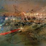 Praca prof. Pawła Opalińskiego z cyklu War in the 5th dimension. Tytuł: ”War in the 5th dimension - VII”