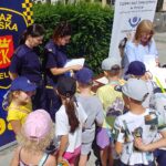 Kolorowanki od straży miejskiej - Radio Kielce 02.08.2023. Kielce. Obchody dnia kolorowanki / Fot. Marcin Marszałek - Radio Kielce