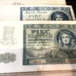 Banknoty, na których został wykorzystany portret „Kasztelanki’, czyli Stanisławy Serafińskiej / Fot. Dorota Klusek - Radio Kielce